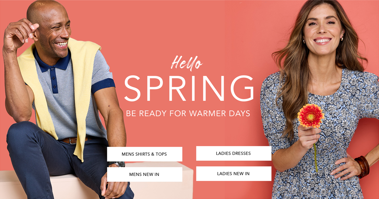 Hello Spring. Be ready for warmer days.
